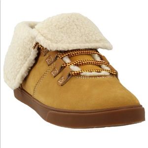 TIMBERLANDS Dausette Fleece Fold Down Size 10 W